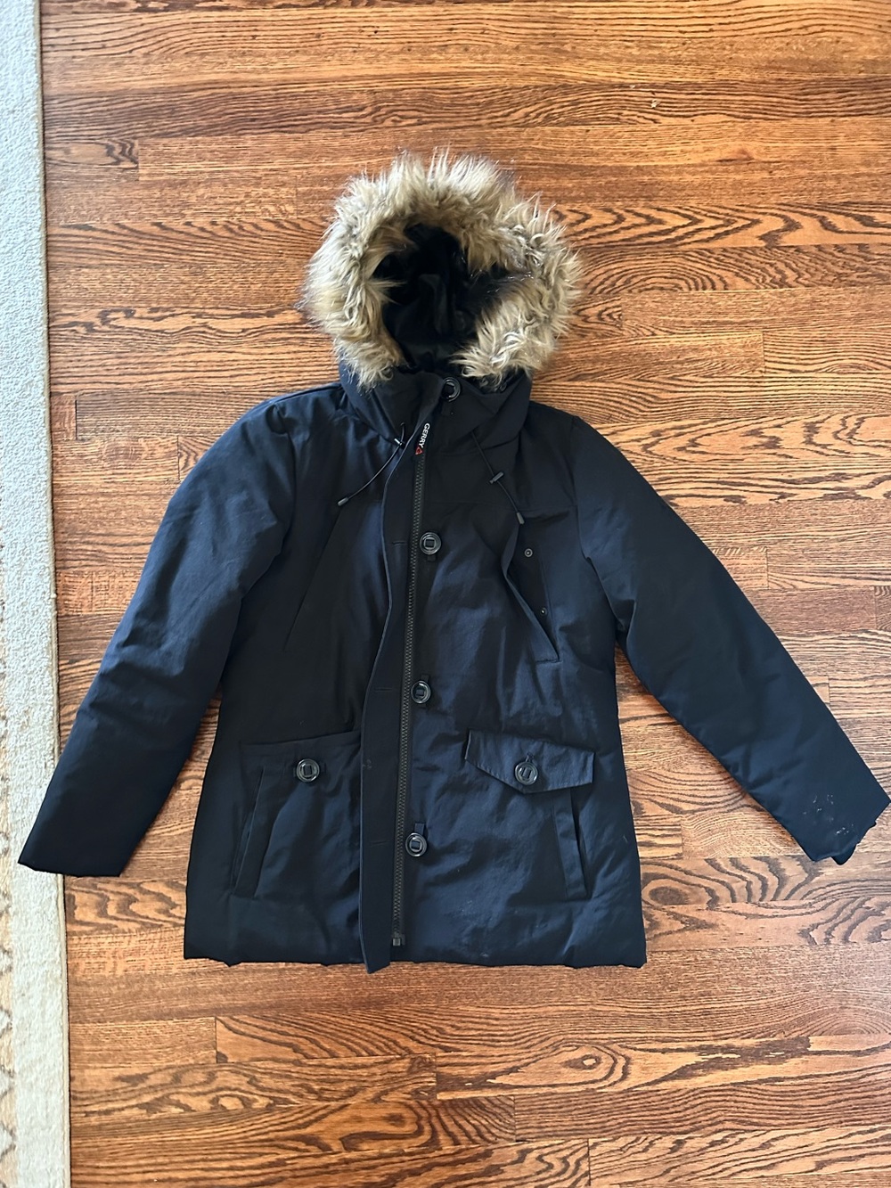Women’s Gerry Heavyweight Faux-Fur Trim Down Winter Parka Jacket